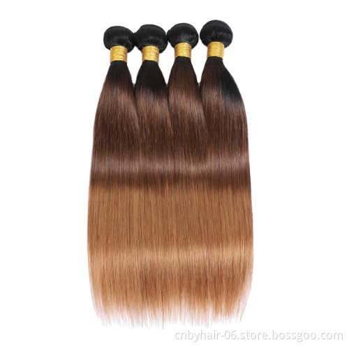 Afro Kinky Straight Indian Remy Virgin Human Hair Weft Yaki Kinky Straight Hair With Silk Top Closure